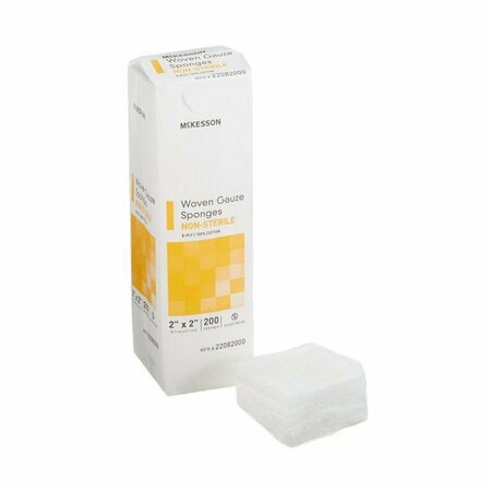 MCKESSON NonSterile Gauze Sponge, 2 x 2 Inch, 200PK 22082000